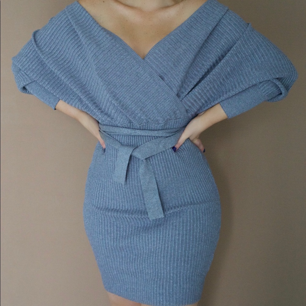 Silver Galena Shimmer Dress